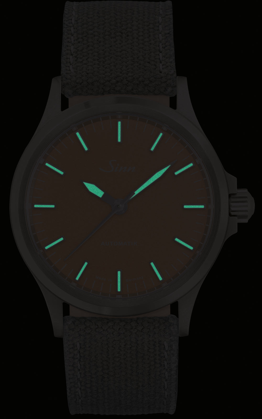 Sinn Watch 556 Citrine Yellow Limited Edition 556.0114 Canvas Leather Grey Image 2