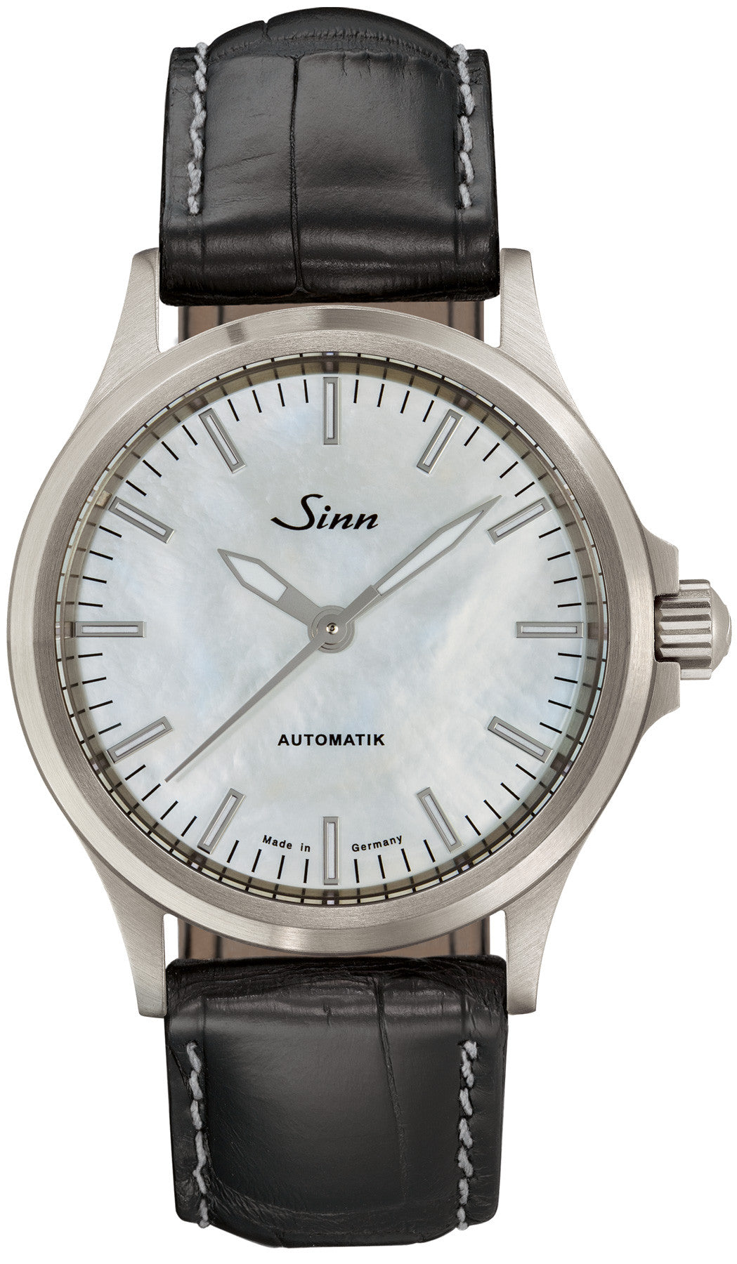 Sinn Watch 556 I Mother Of Pearl W Black Alligator 556.0102 Black Aligator Image 1