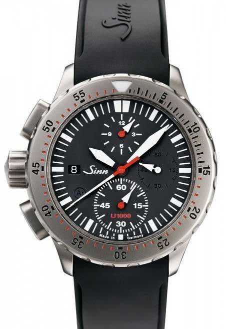 Sinn Watch U1000 - EZM 6 Rubber 1011.010 RUBBER
