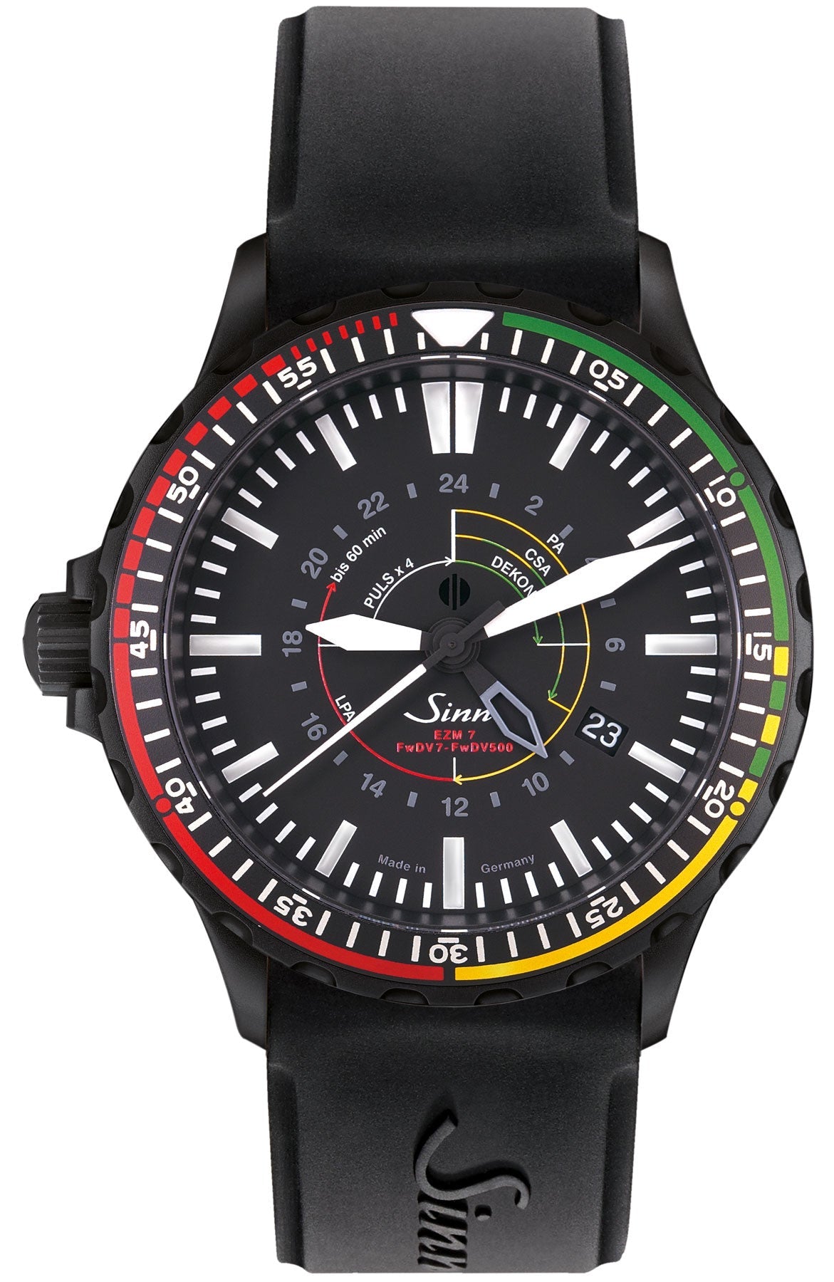 Sinn Watch EZM 7 S Rubber Black EZM 7 S Rubber Black