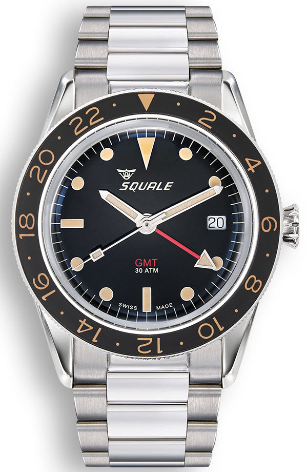Squale Watch Sub-39 GMT Vintage Bracelet SUB-39GMTV.BR22