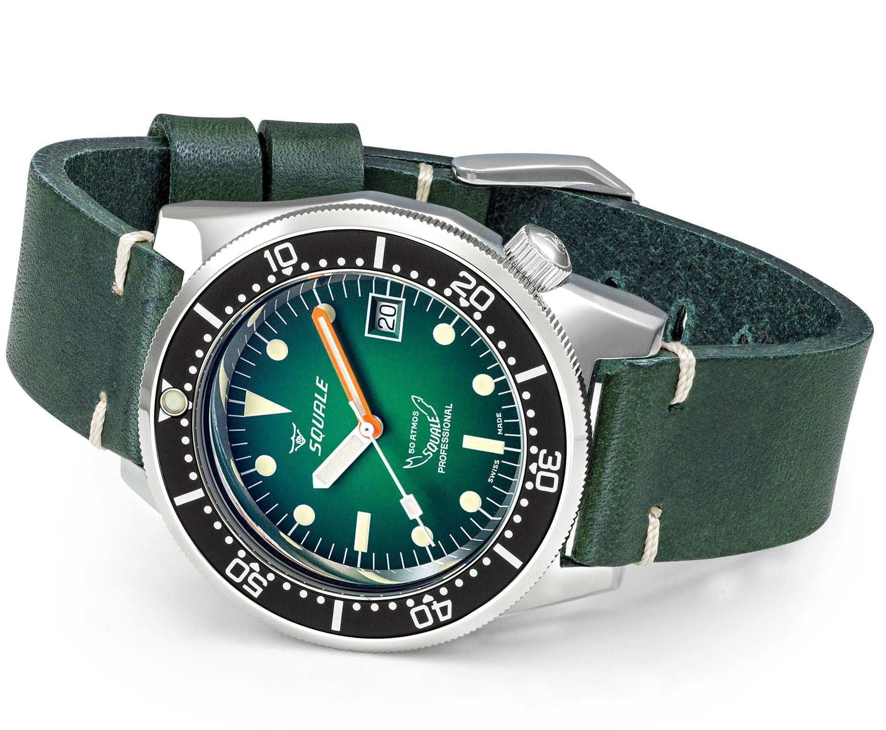 Squale 1521 Green Ray Watch 1521PROFGR.PVE Image 4