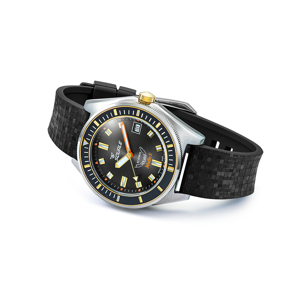 squale-matic-s-two-tone-mosaic-rubber-watch-maticgbkbk-mrbk