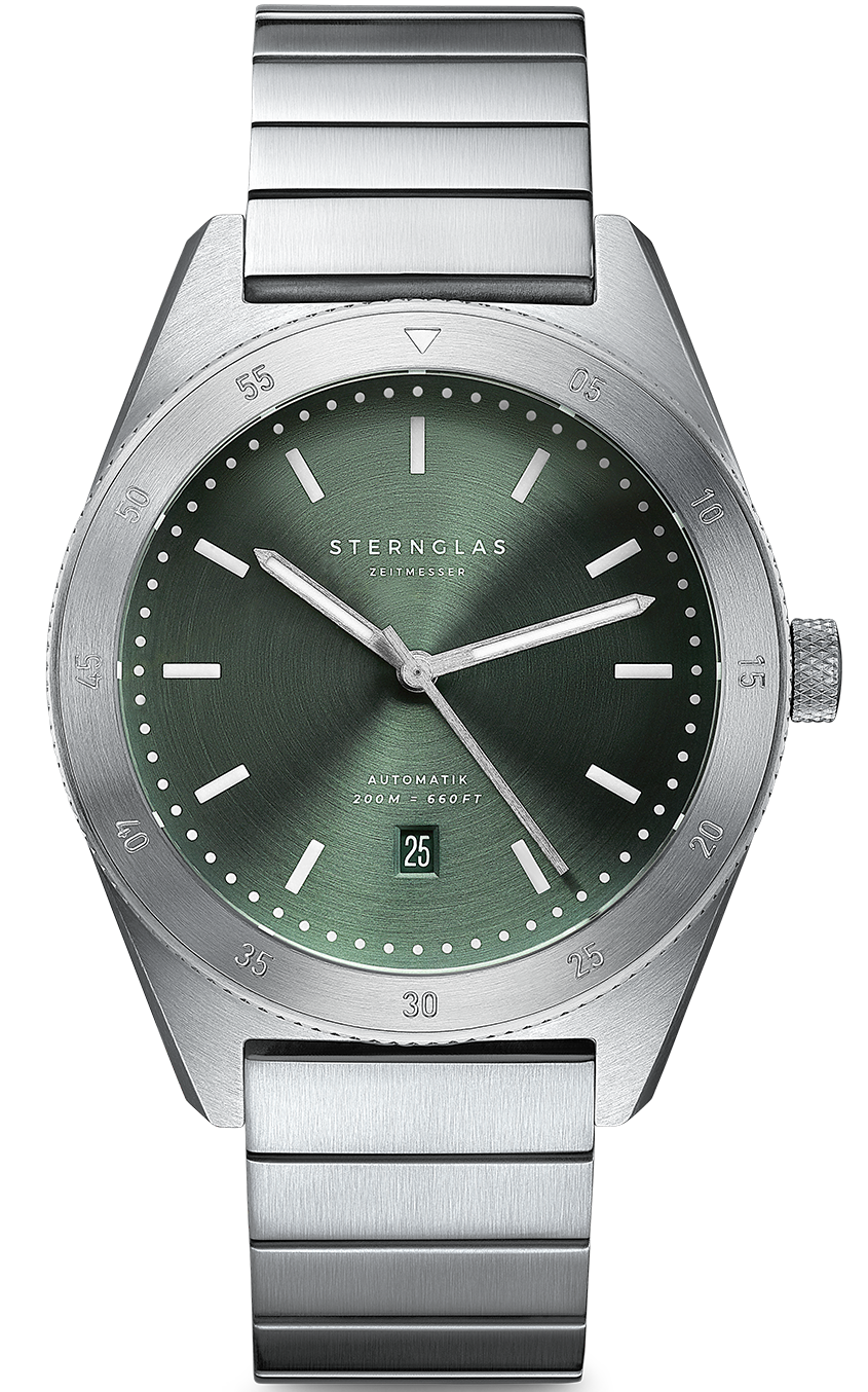 Sternglas Watch Marus Automatic Green Steel S02-MA09-ME0