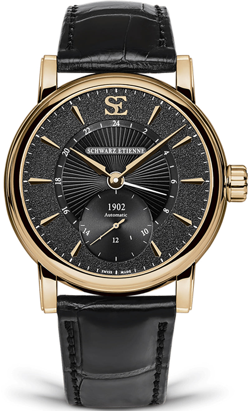 Schwarz Etienne Watch Roma GMT WRO17MA31RB01AA
