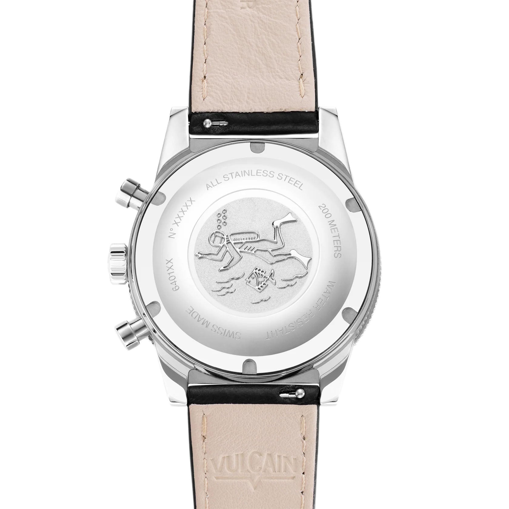 Vulcain Skindiver Chronograph Black Watch VLC-096 Image 3