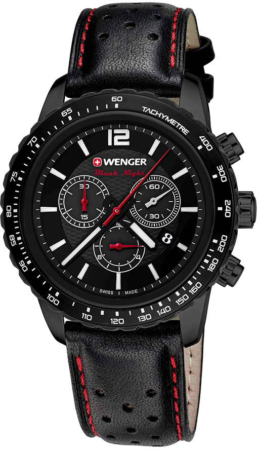 Wenger Watch Roadster Black Night Chrono PVD 10853108