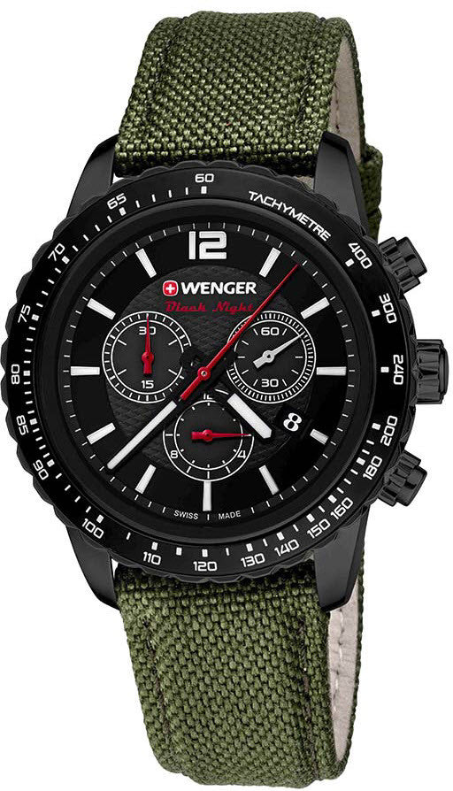 Wenger Watch Roadster Black Night Chrono PVD 10853110