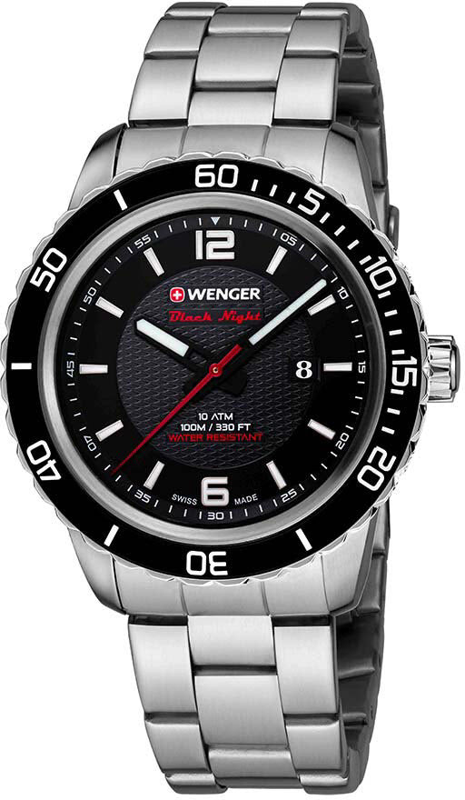 Wenger Watch Roadster Black Night Date 10851122