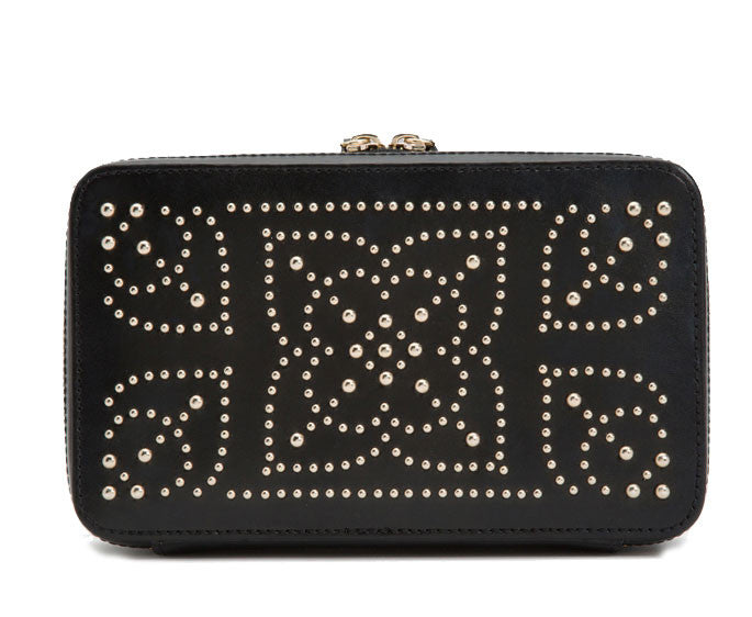 Wolf Marrakesh Zip Jewellery Case Black 308602