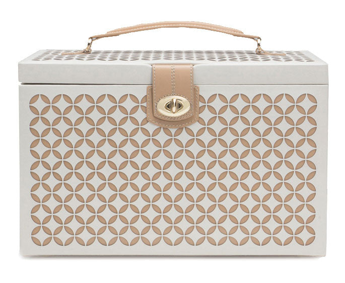 Wolf Chloe Large Jewellery Box Cream 301553