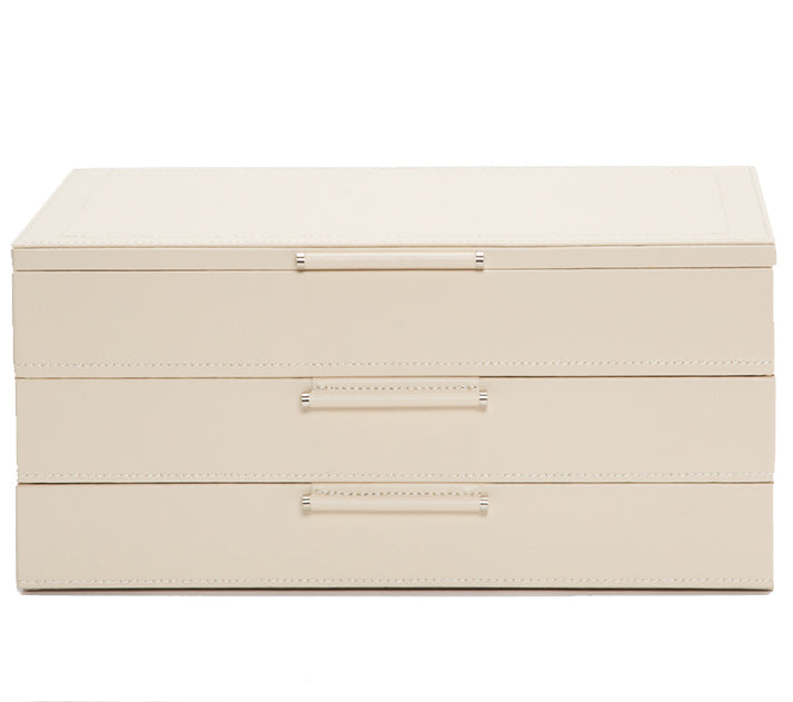 Wolf Jewellery Box Sophia Ivory 392053
