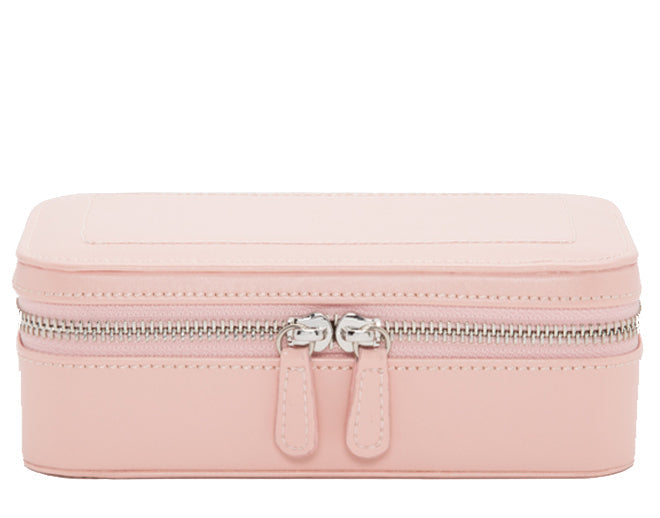 Wolf Jewellery Case Sophia Zip Rose Quartz 392215
