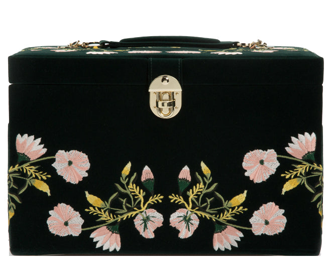Wolf Jewellery Case Zoe Large Forest Green 393012