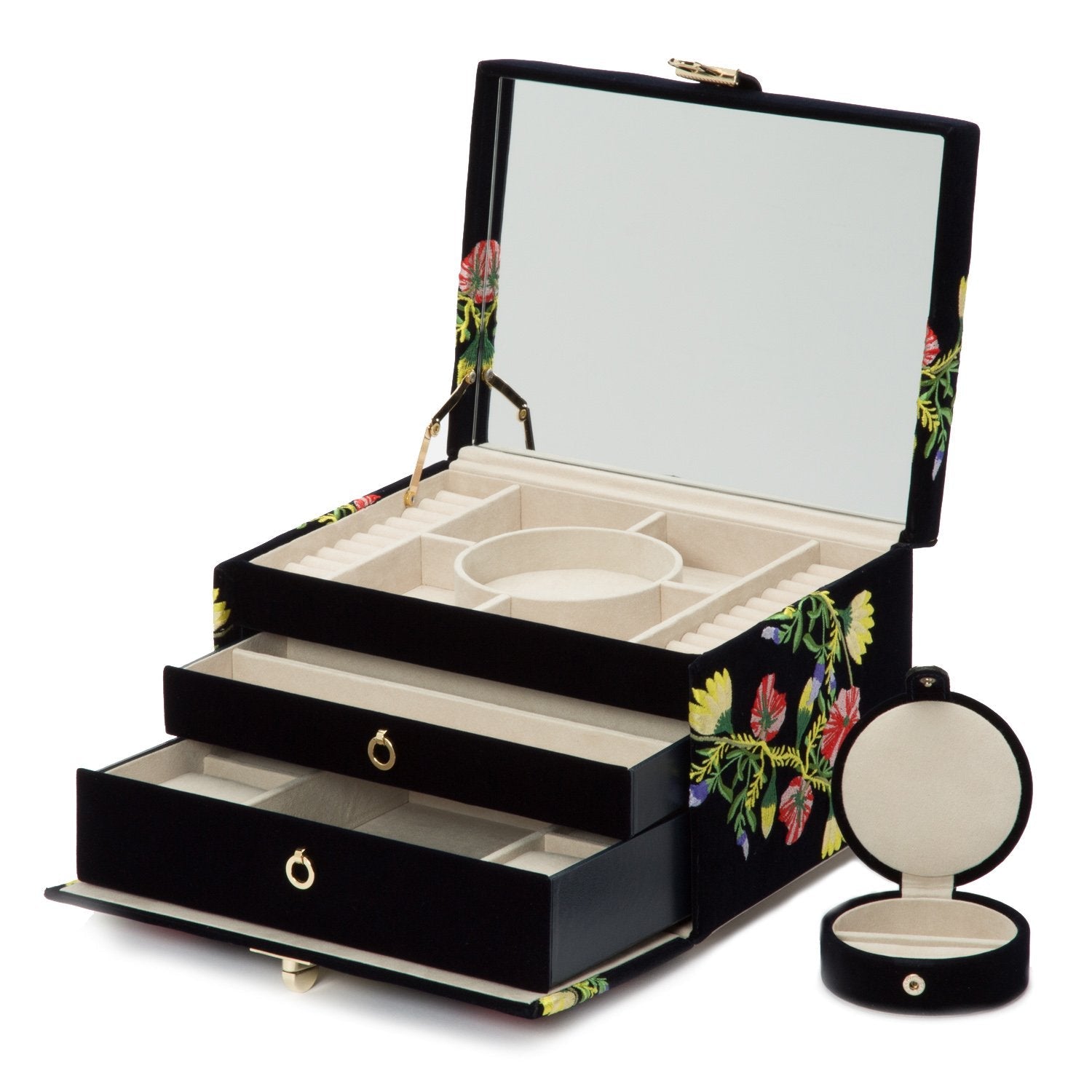 Wolf Jewellery Case Zoe Medium Indigo 393116