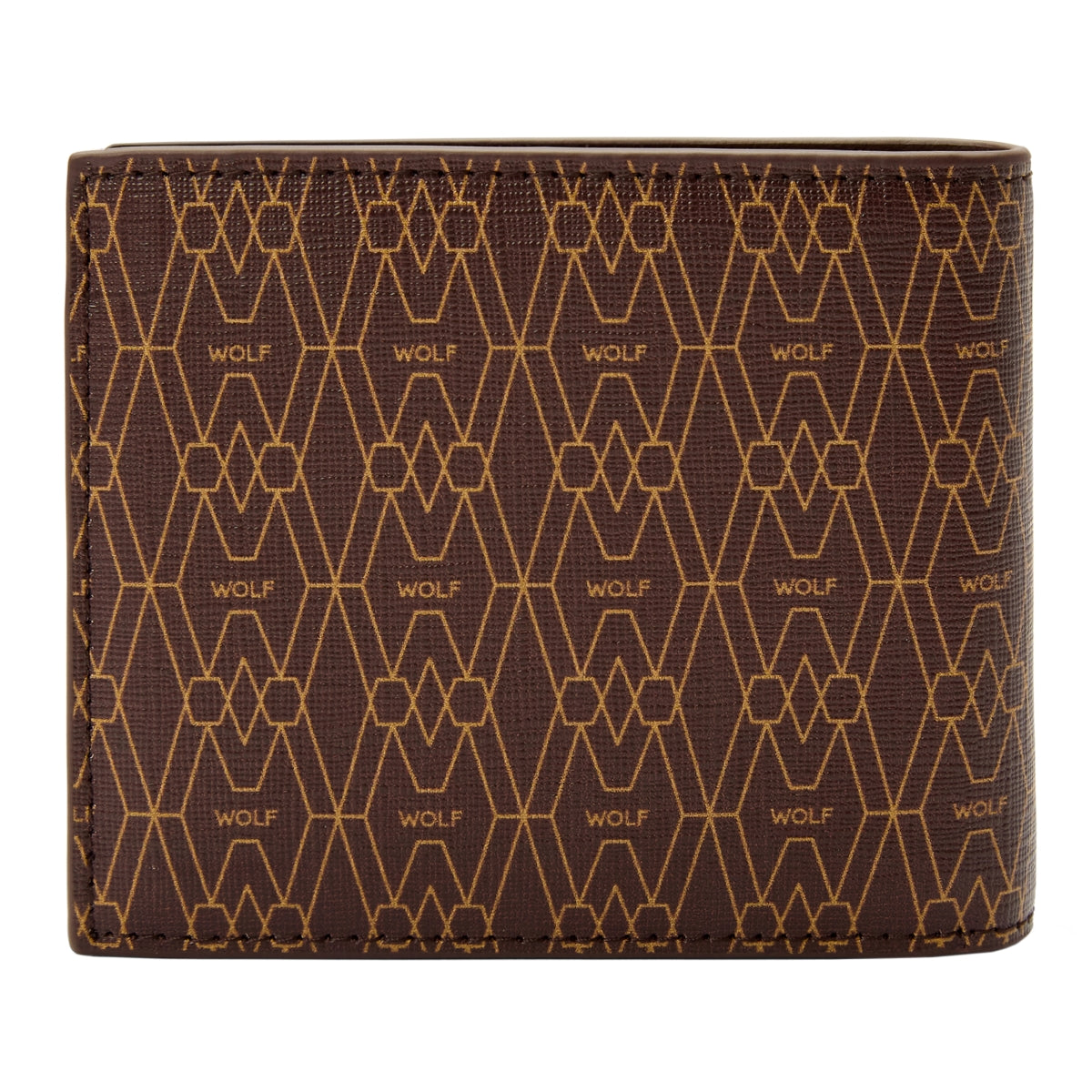 Wolf Signature Vegan Collection Brown Billfold Coin Wallet 776133 Image 2
