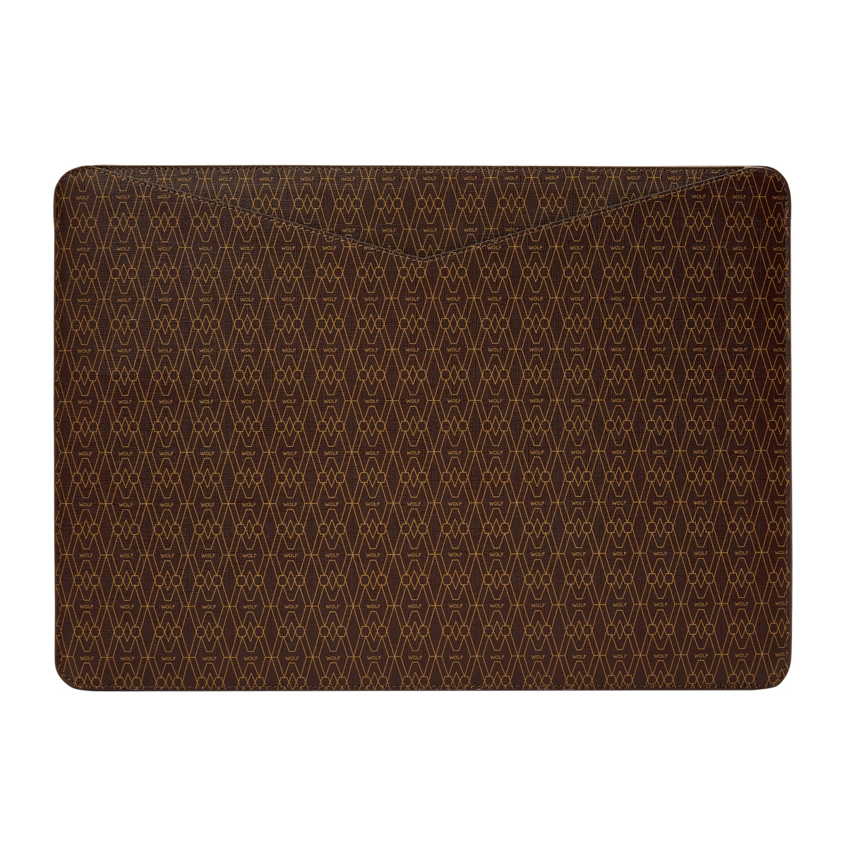 Wolf Signature Vegan Collection Brown Range 16 Inch Laptop Sleeve, 777133