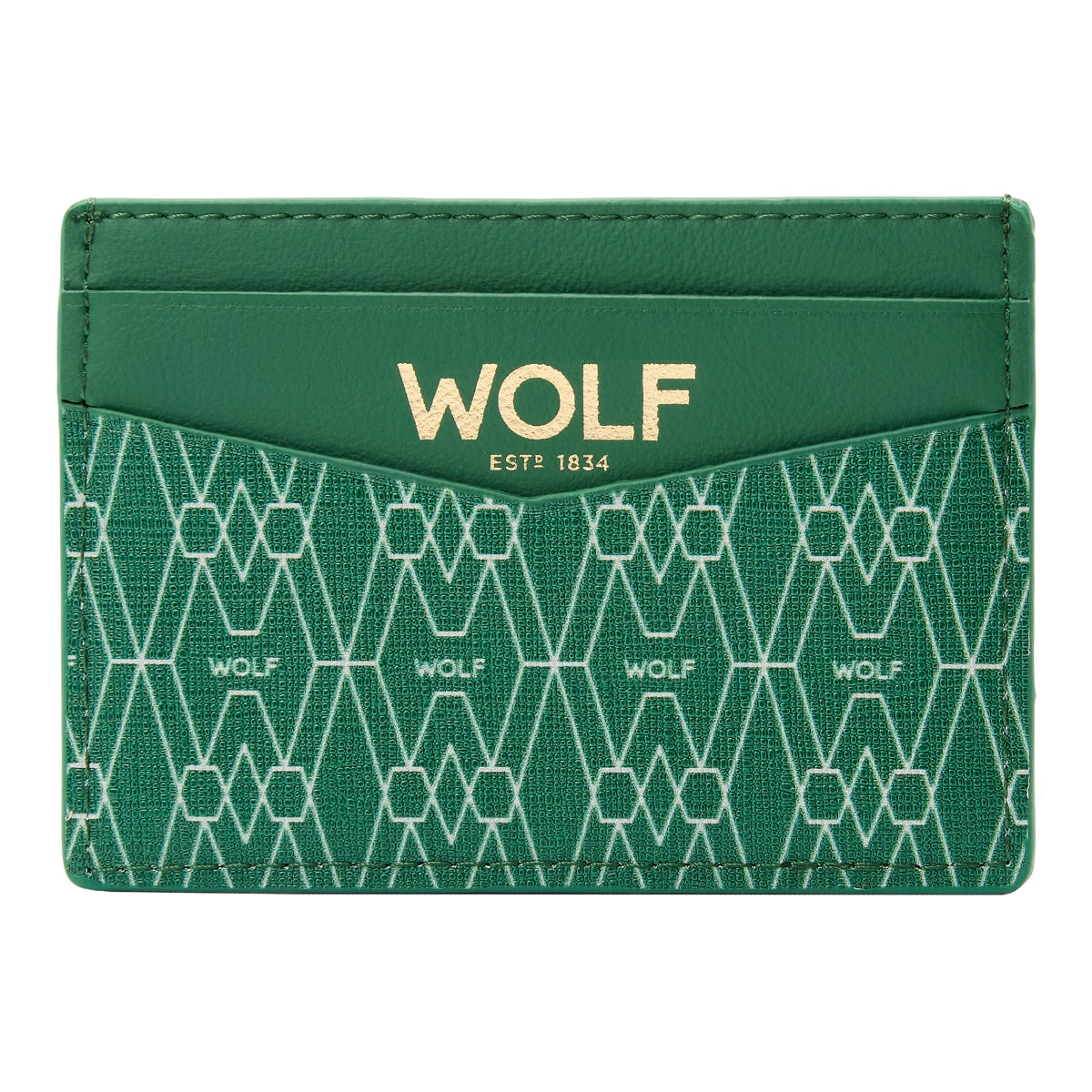 Wolf Signature Vegan Collection Green Cardholder, 776230