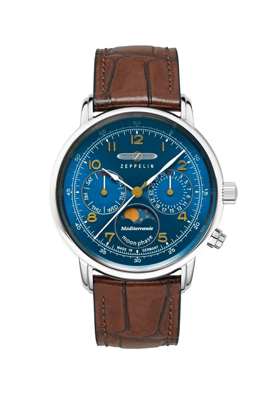Zeppelin Méditerranée Chronograph Moonphase Watch ZPN-1002 Image 1