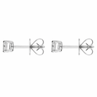 18ct White Gold 0.40ct Diamond Claw Set Solitaire Stud Earrings DMN-1889 Image 2