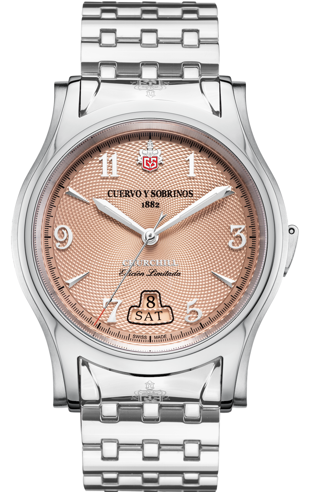 Cuervo y Sobrinos Watch Robusto Churchill Day Date Limited Edition 2810.1S