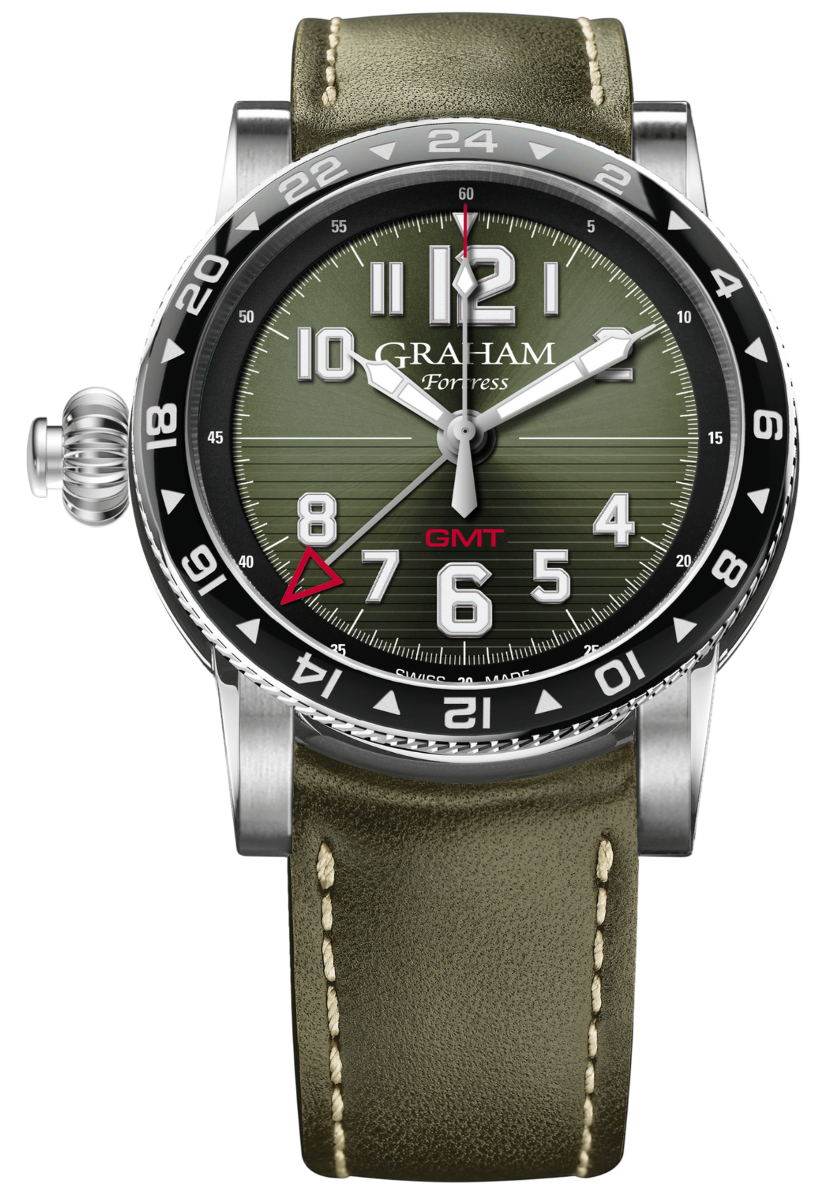 Graham Watch Fortress GMT Green 2FOBC.G01A.