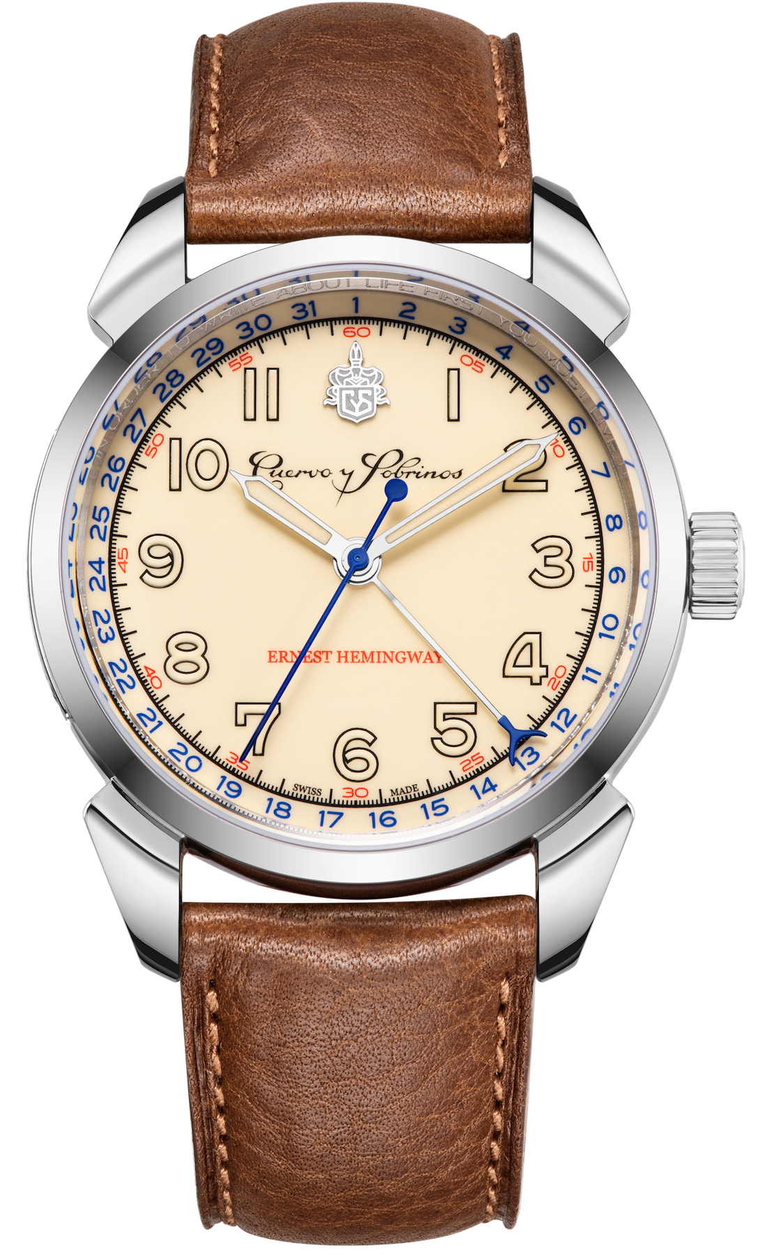 Cuervo y Sobrinos Watch Historiador Hemingway Iconico Limited Edition 3190.1ICC
