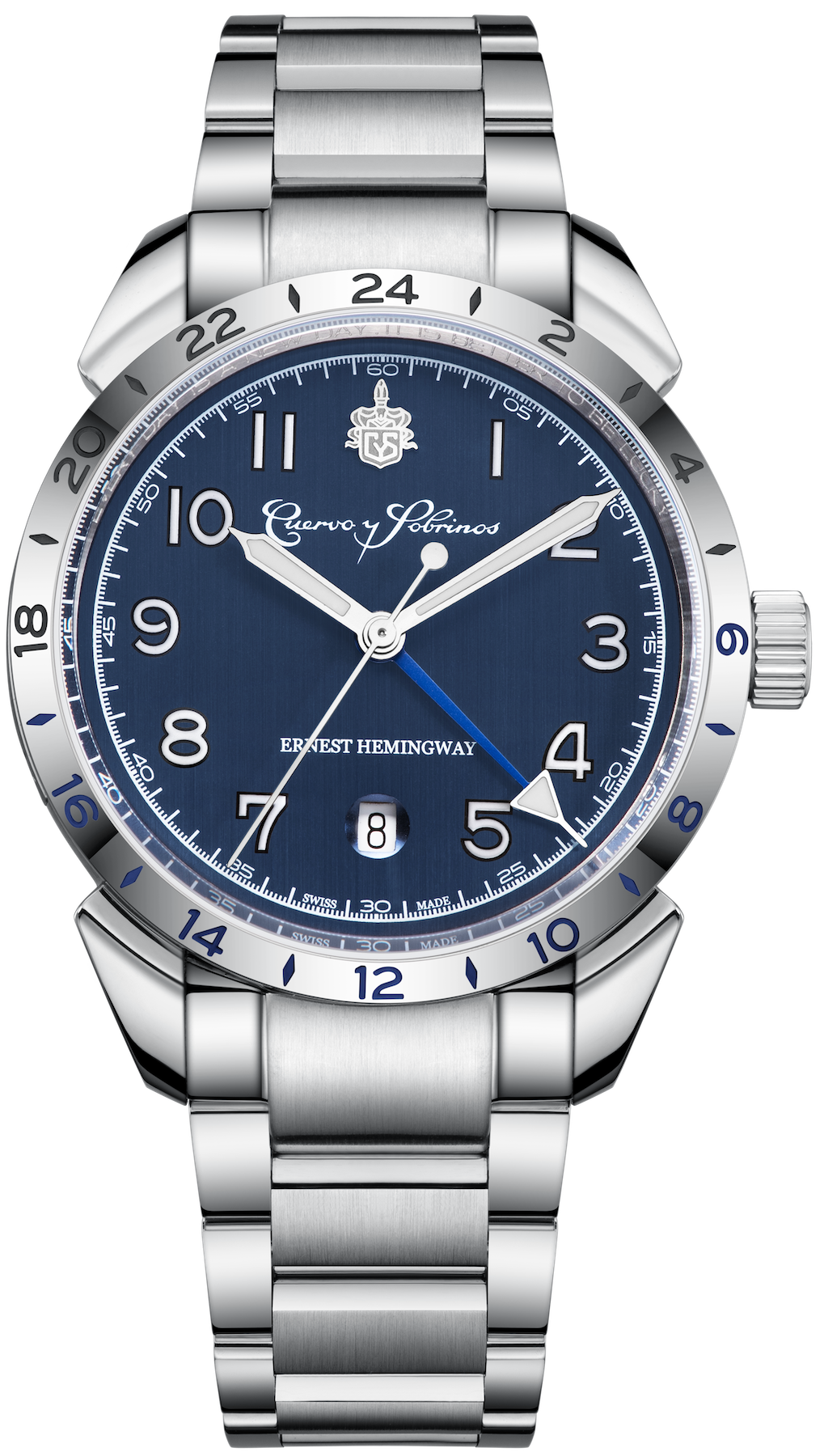 Cuervo y Sobrinos Watch Historiador Hemingway The Fisherman Limited Edition 3192B.1B