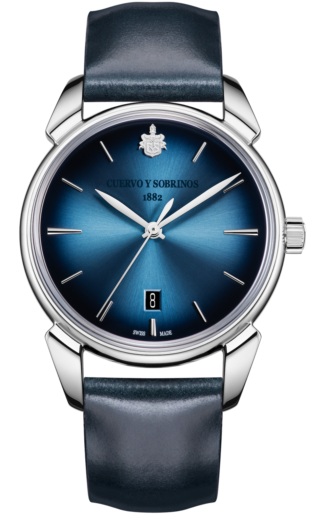 Cuervo y Sobrinos Watch Historiador Asturias Blue 3195.1ASB