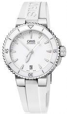 Oris Watch Aquis Date Lady Rubber 01 733 7652 4156-07 4 18 31