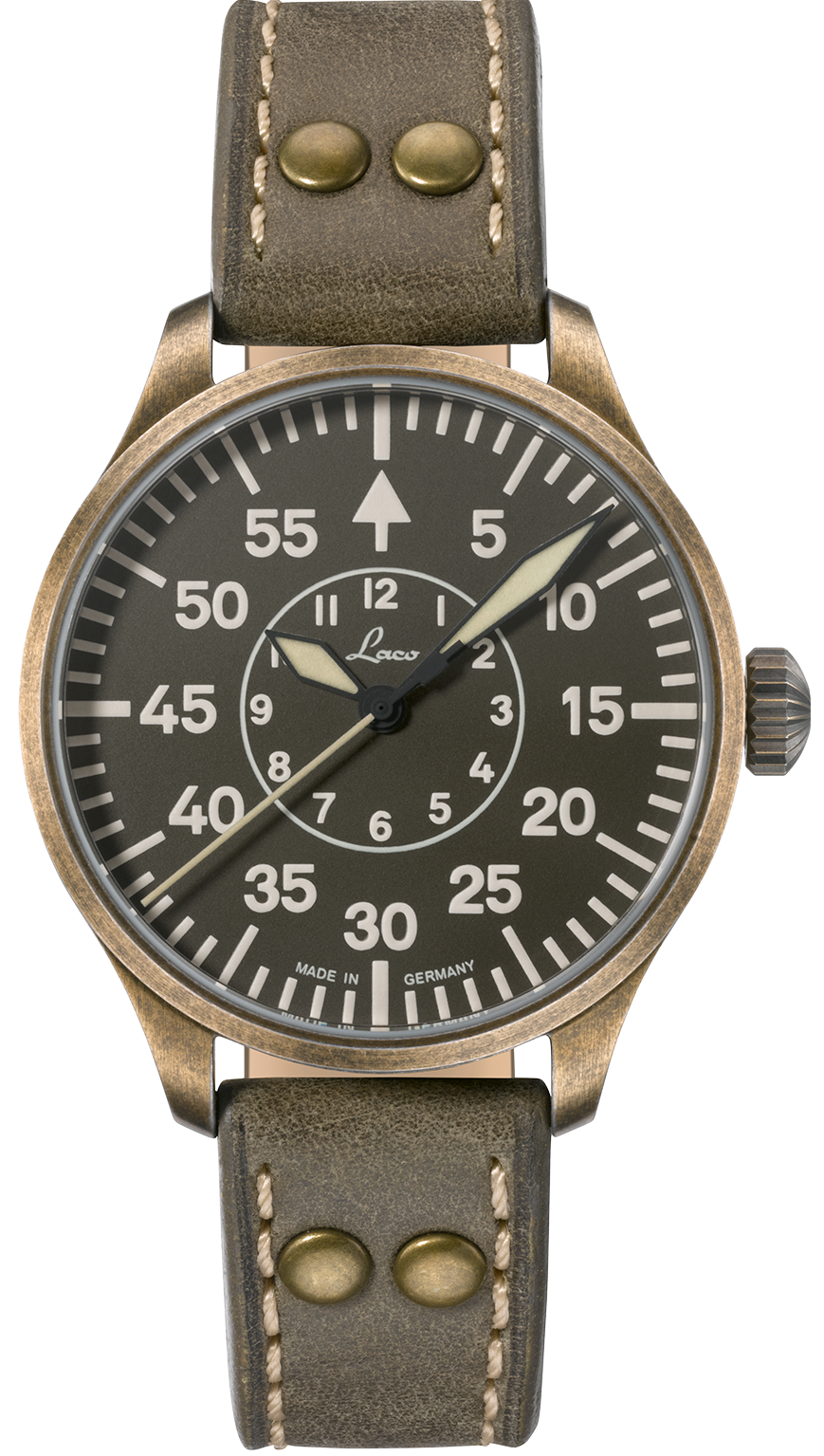 Laco Watch Aachen Oliv 39 Limited Edition 862136