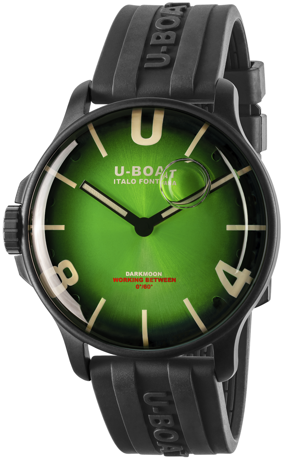 U-Boat Darkmoon 46.5mm Green PVD Watch 8698/E