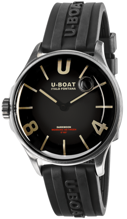 U-Boat Watch Darkmoon 40mm Black SS 9018/B