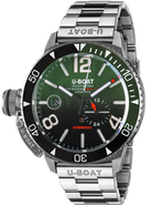 U-Boat Watch Sommerso Ghiera Ceramica Bicolore Quadrante Green Bracelet 9520/MT