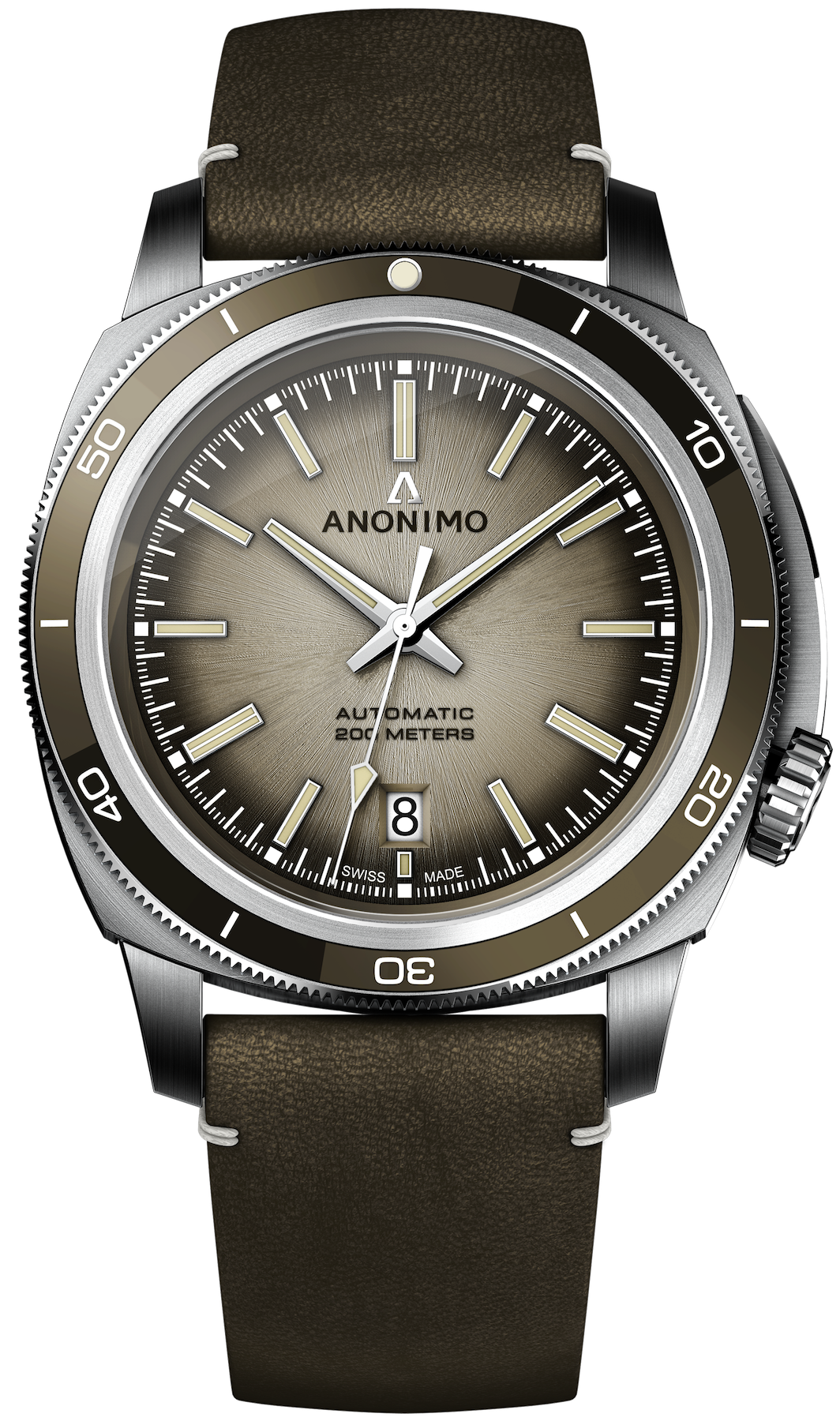 Anonimo Watch Nautilo Vintage Chocolat Mens AM-5019.17.105.I02