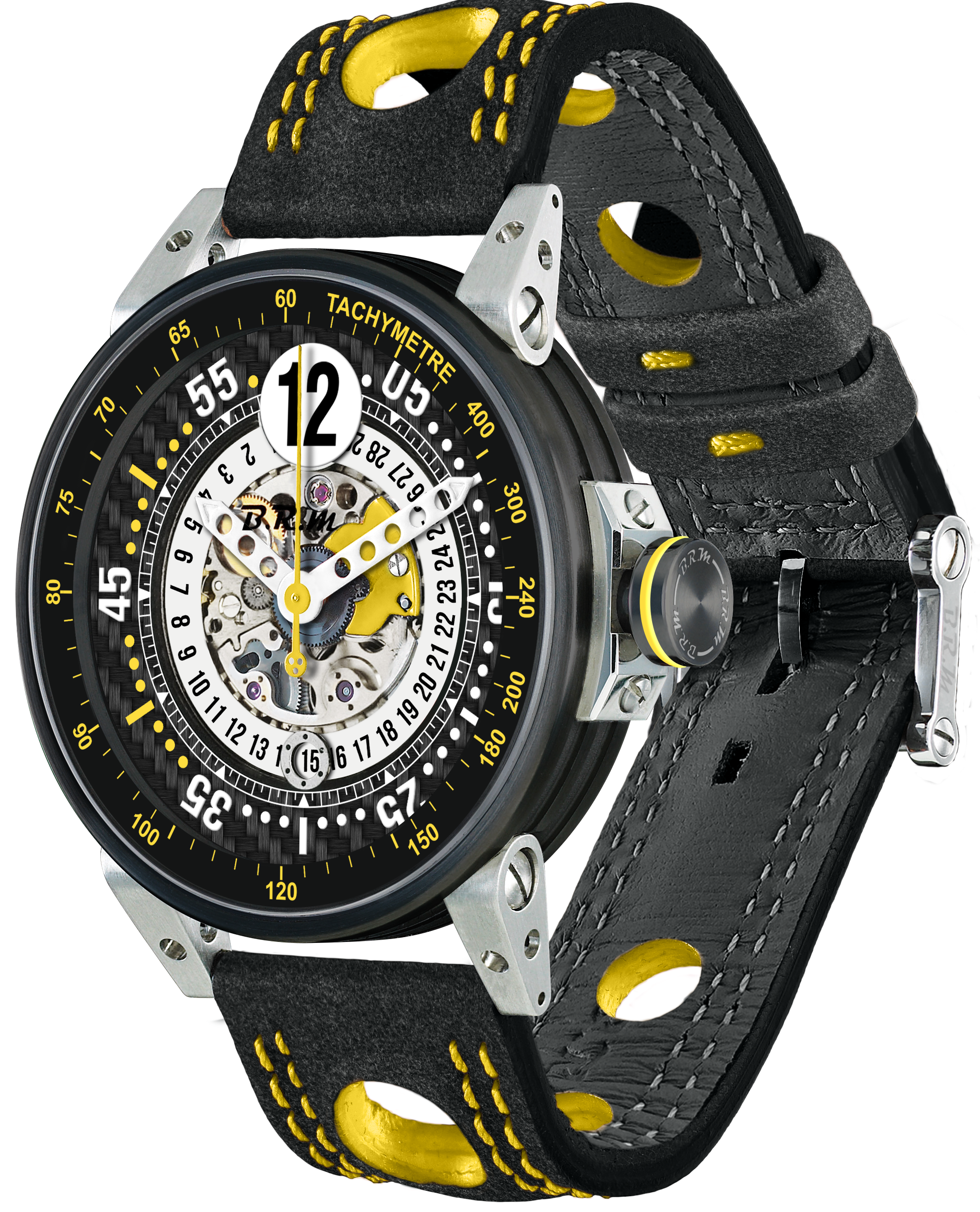B.R.M. Watches V6-44 Touring Yellow