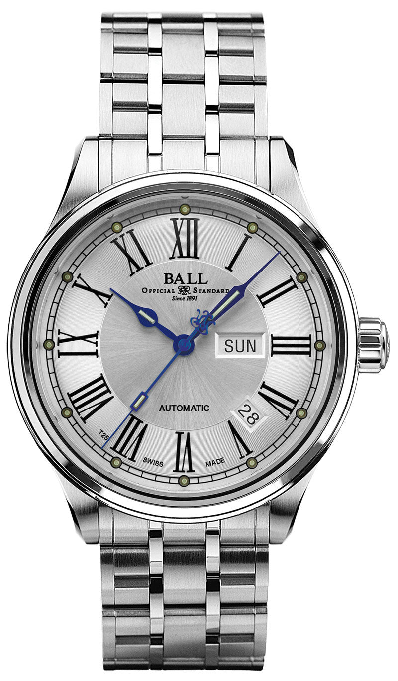 Ball Watch Company Trainmaster Roman NM1058D-S4J-WH