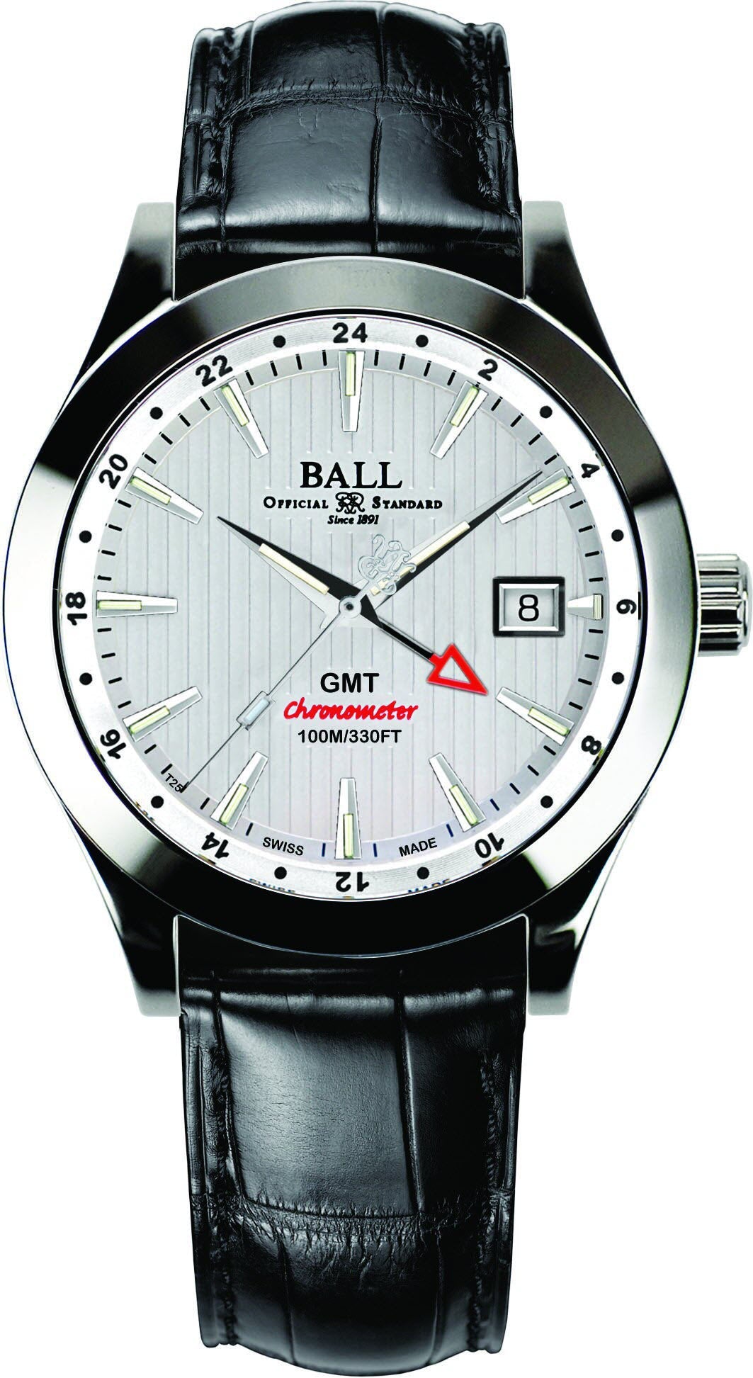 Ball Watch Company Chronometer Red Label GMT GM2026C-LCJ-WH