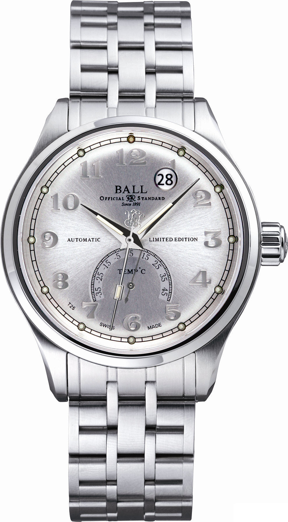 Ball Watch Company Trainmaster Celcius Limited Edition NT1050D-SJ-SLC