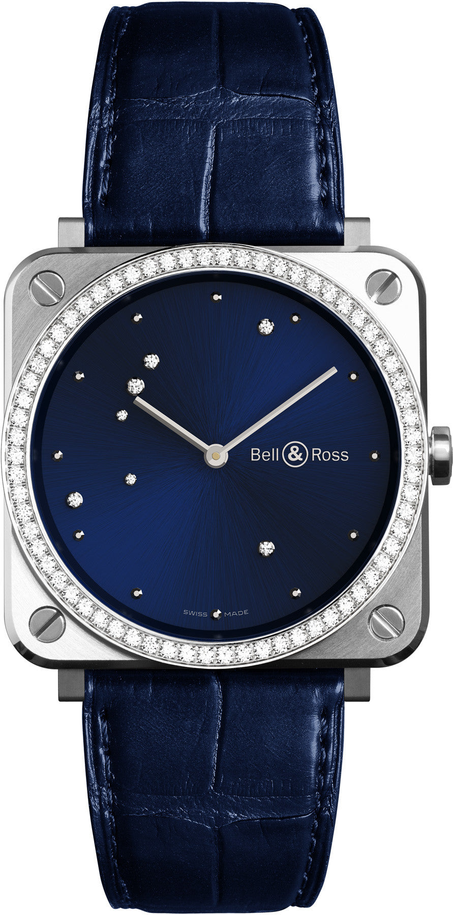 Bell & Ross Watch BR S Diamond Eagle Diamonds BRS-EA-ST-LGD/SCR