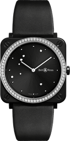 Bell & Ross Watch BRS Diamond Eagle Black BRS-EBL-CE-LGD/SCA