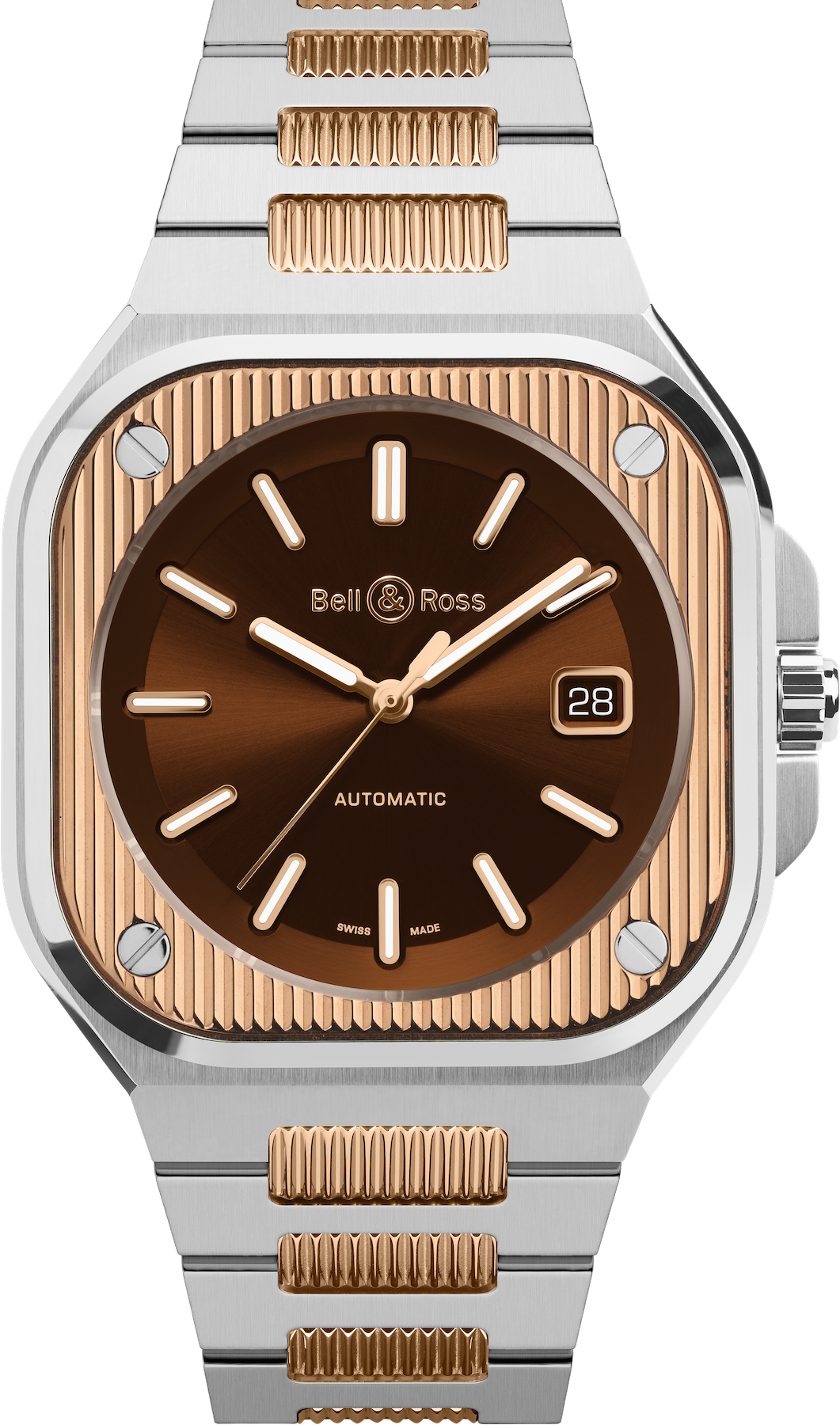 Bell && Ross Watch BR 05 Artline Steel Gold Limited Edition BR05A-EL-GLST/SSG