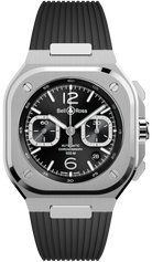 Bell & Ross Watch BR 05 Chrono Black Steel BR05C-BLC-ST/SRB