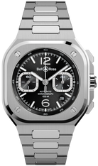 Bell & Ross Watch BR 05 Chrono Black Steel Bracelet BR05C-BLC-ST/SST