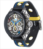 B.R.M. Watches SP-44 Andretti SP-44 Andretti Leather Strap