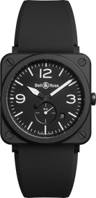 Bell & Ross Watch Black Matt Quartz  BRS-BL-CEM