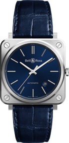 Bell & Ross Watch BR S Blue Steel BRS92-BLU-ST/SCR
