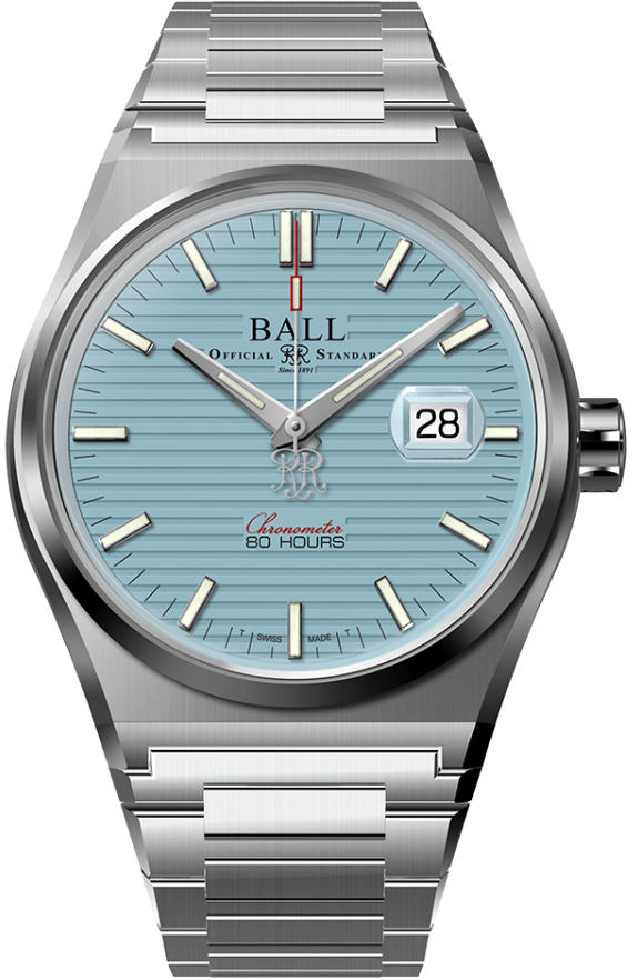 Ball Watch Company Roadmaster M Perseverer 43mm Ice Blue Limited Edition NM9352C-S1C-IBE