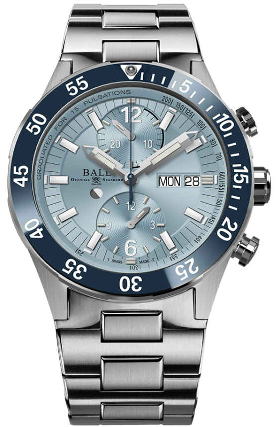 Ball Watch Company Roadmaster Rescue Chronograph Ice Blue Limited Edition DC3030C-S3-IBE