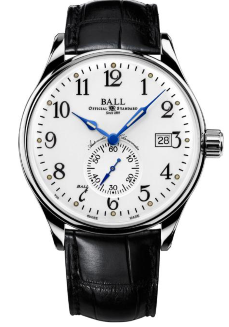 Ball Watch Company Trainmaster Standard Time NM3888D-S1CJ-WH